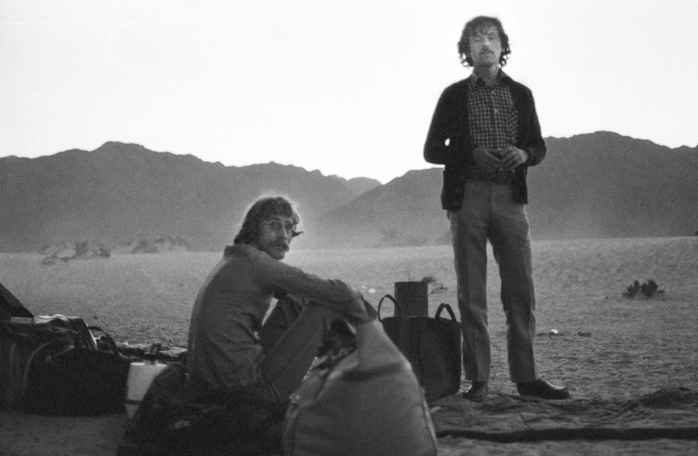 Wolfgang Pohrt und Eike Geisel in Israel im Jahr 1978