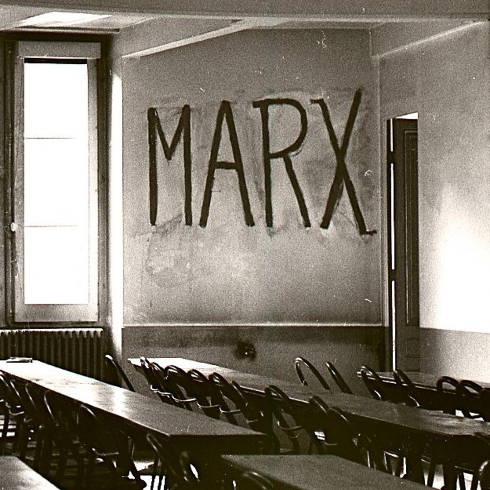 Klassenkampf, Karl Marx und die Universität - auch während des Mai 1968 ein Thema.