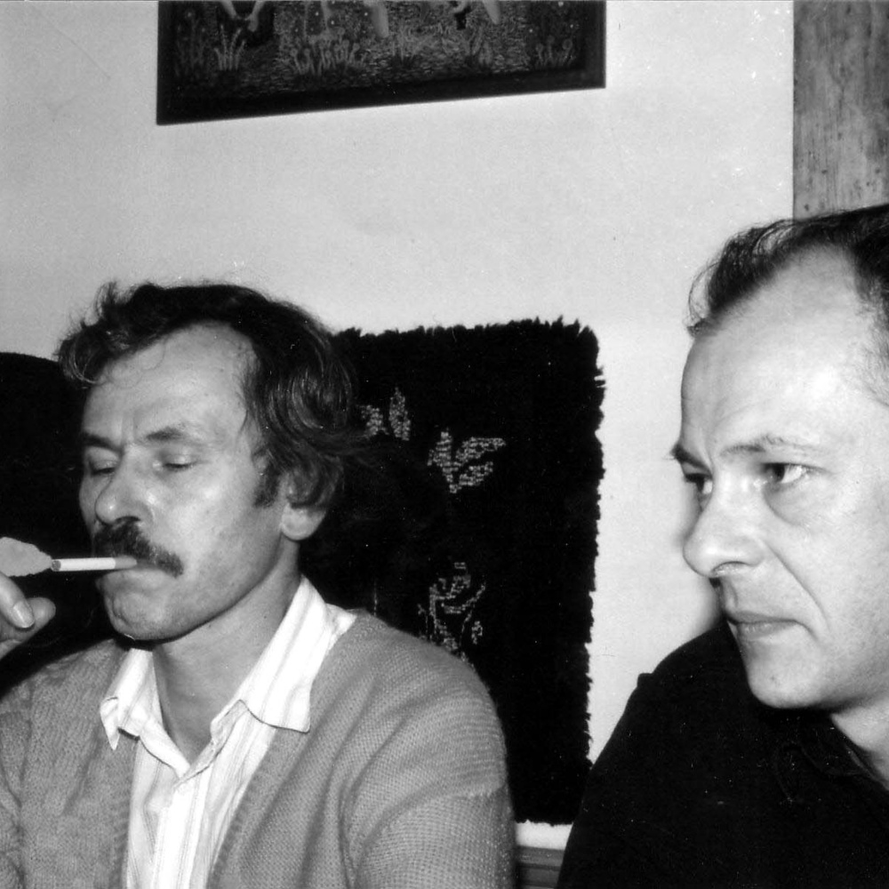 Wolfgang Pohrt und Klaus Bittermann 1994 in Wien