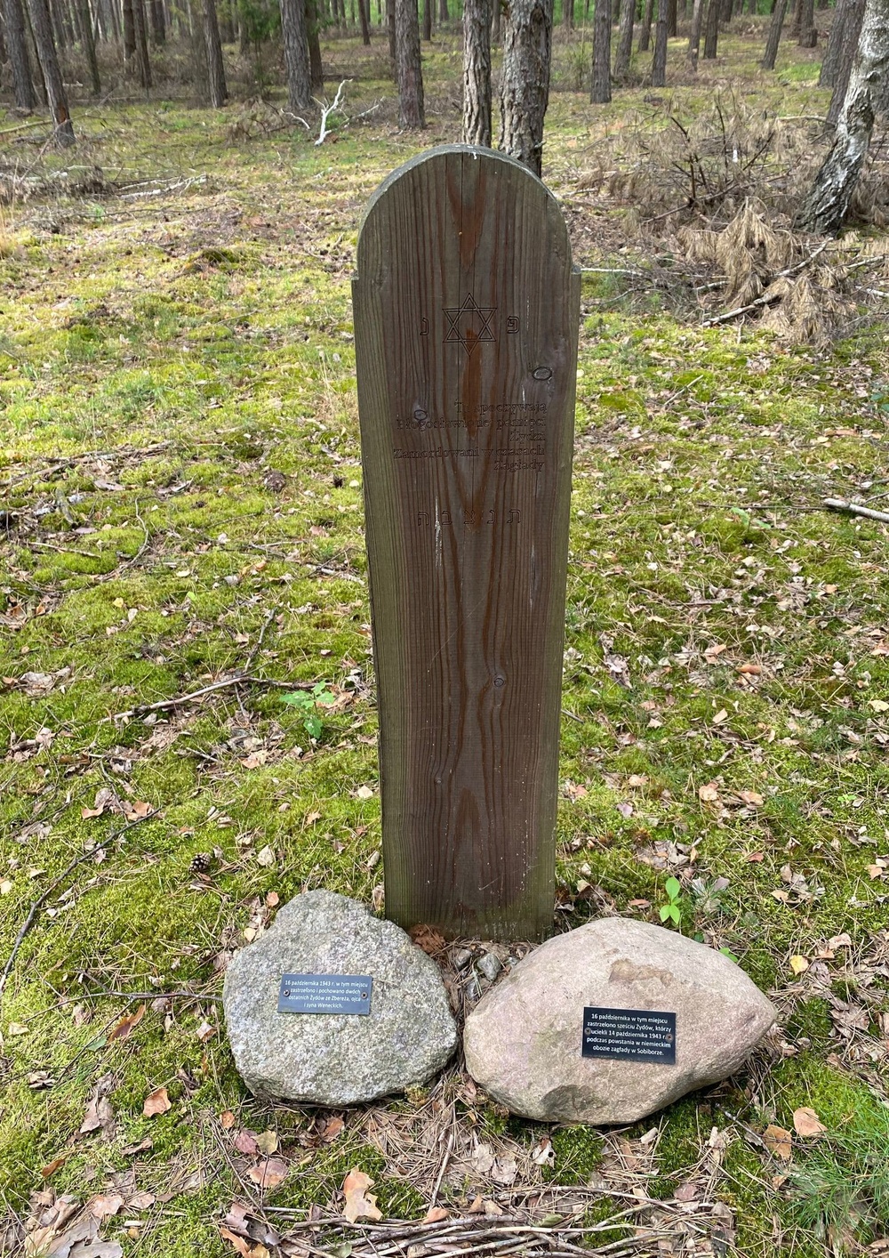 Grab- und Gedenksteine in Erinnerung an Juden_Jüdinnen aus Sobibór 
