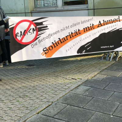 Solidaritätsdemo vor dem OLG Frankfurt